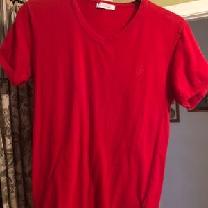 Red Versace shirt